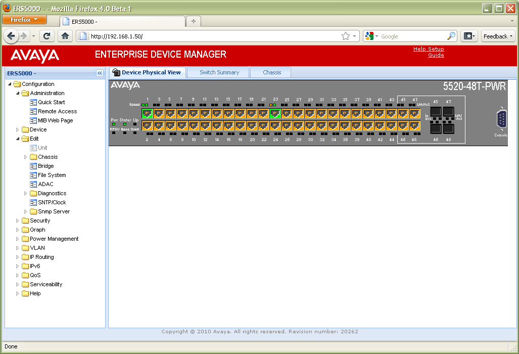 Ethernet Routing Switch 5000 Software Release v6.2.0 Ethernet Routing Switch 5000 Software Release v6.2.0