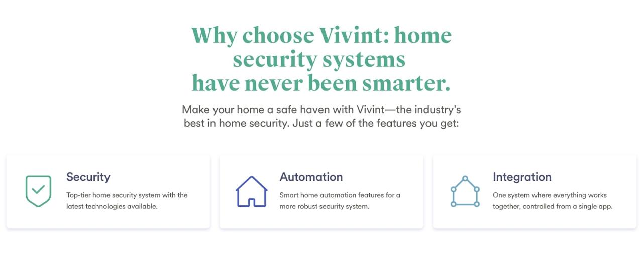 Vivint smart home security system